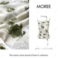 【MOREE】Recreation小众印花设计缎面上衣-F8507