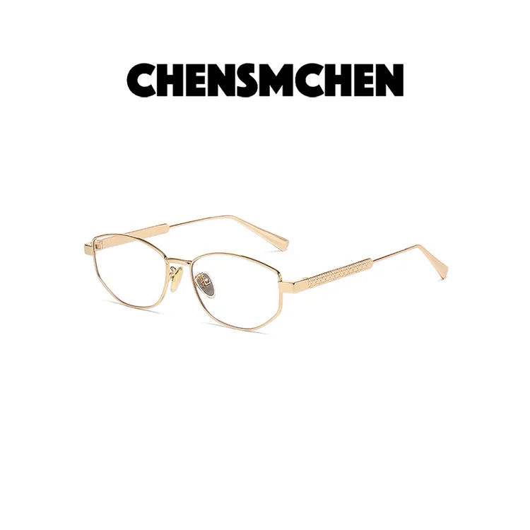 CHENSMCHEN 进口合金镜框时尚百搭高清防蓝光透明眼镜CSS9001NL