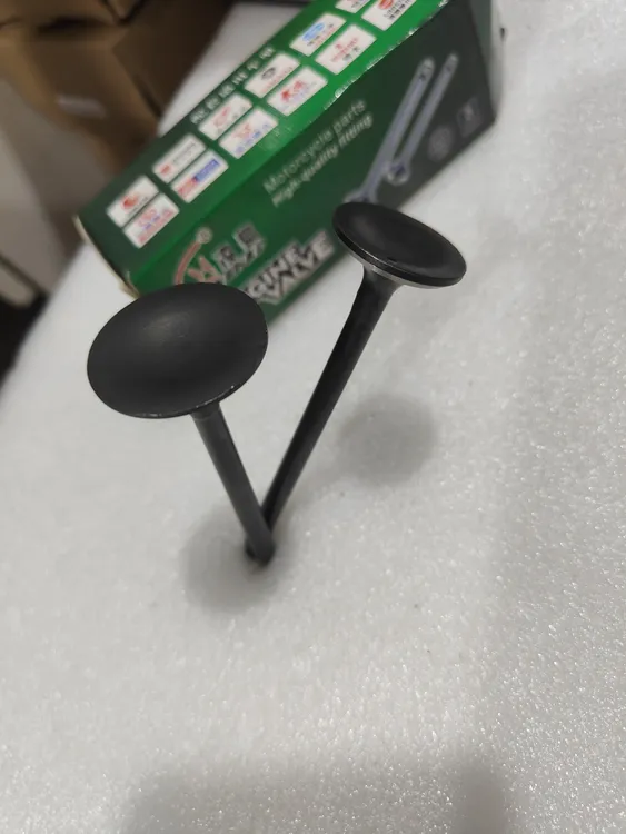 摩托车气门CG125 顶杆机气门 珠江ZJ125本田125气门CG125进排气门