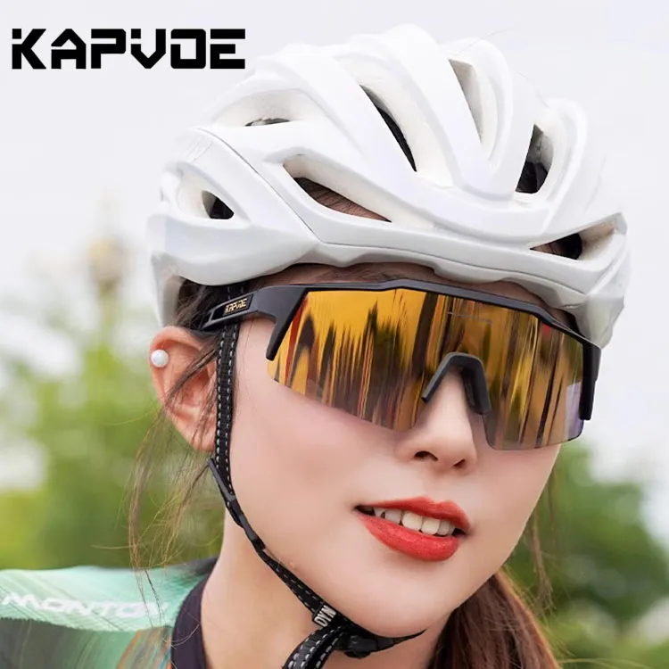 卡普沃kapvoe变色骑行眼镜日夜通用户外风镜公路骑行护目镜K9023