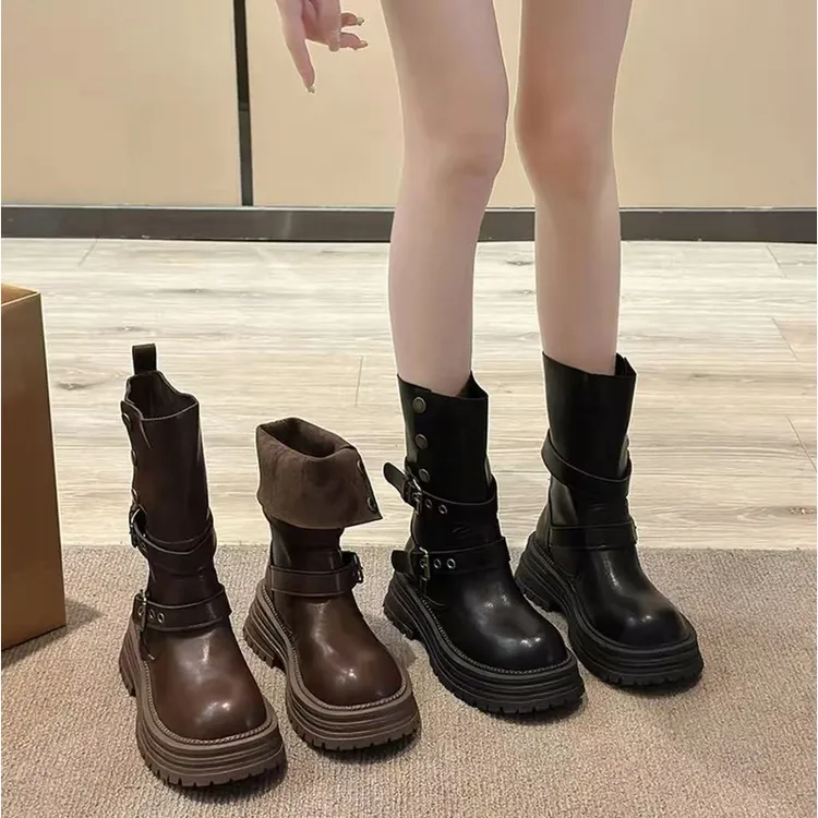 女士爆款马丁靴女款爆款2025新款正品小短靴洋气又高级防滑瘦瘦靴