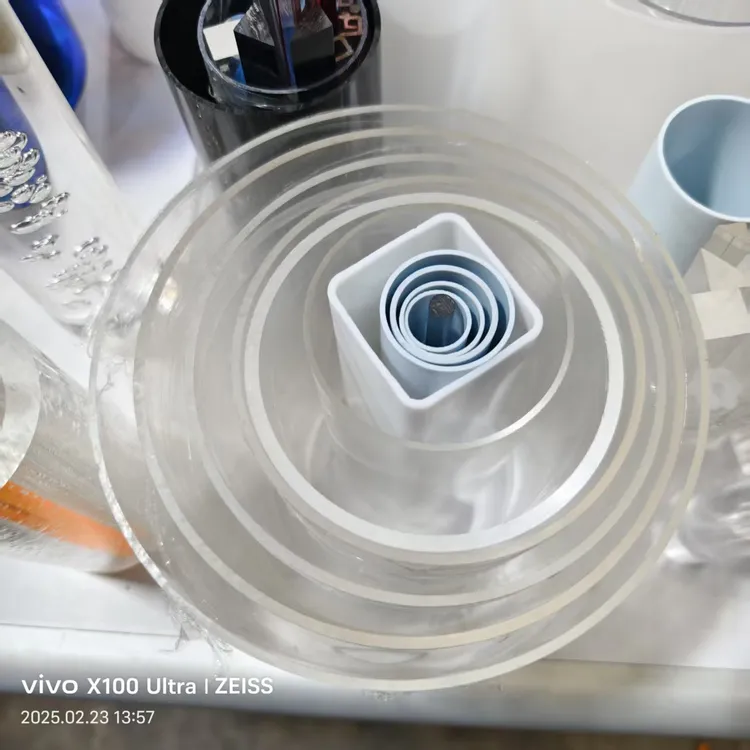 哈泰亚克力透明管乳白管条纹管方管气泡管