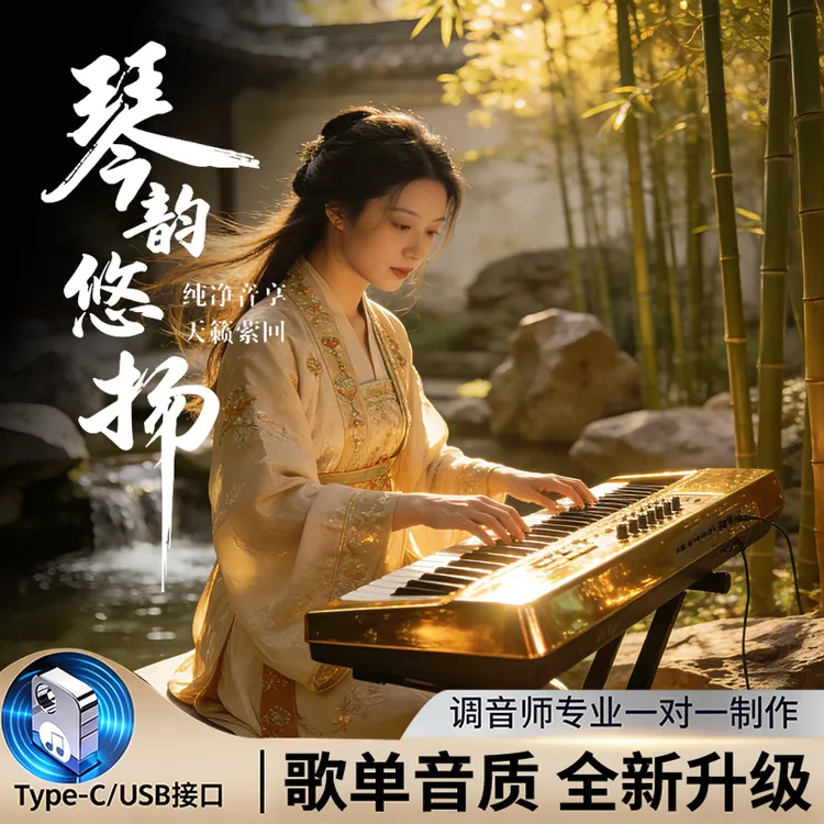 【电子琴纯音乐】2026新款 车载音乐u盘精选高品质歌曲DJ即插即用商品图