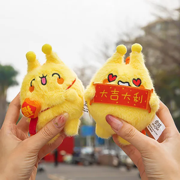 麦咭毛绒小挂件包包配饰钥匙扣