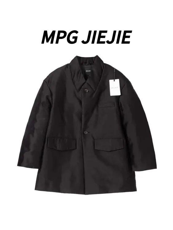 MPG JIEJIE【秀场穿搭】25冬款简约大码鹅绒外套
