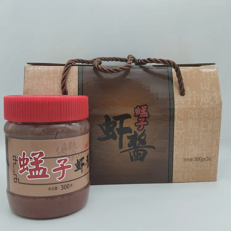 正宗蜢子虾酱调味好吃威海特产古法工艺酿造蜢子虾酱300g*2包邮