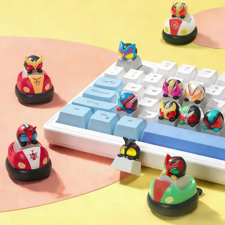 假面骑士按键帽盲盒游趣玩playlab迷你手办公仔摆件玩偶玩具礼物