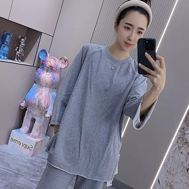 时尚早秋宽松两件套