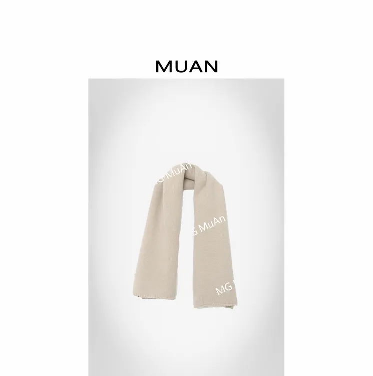 木岸MUAN：《东大门围巾》定制宽松320克百分羊毛围巾情侣款DG3-077
