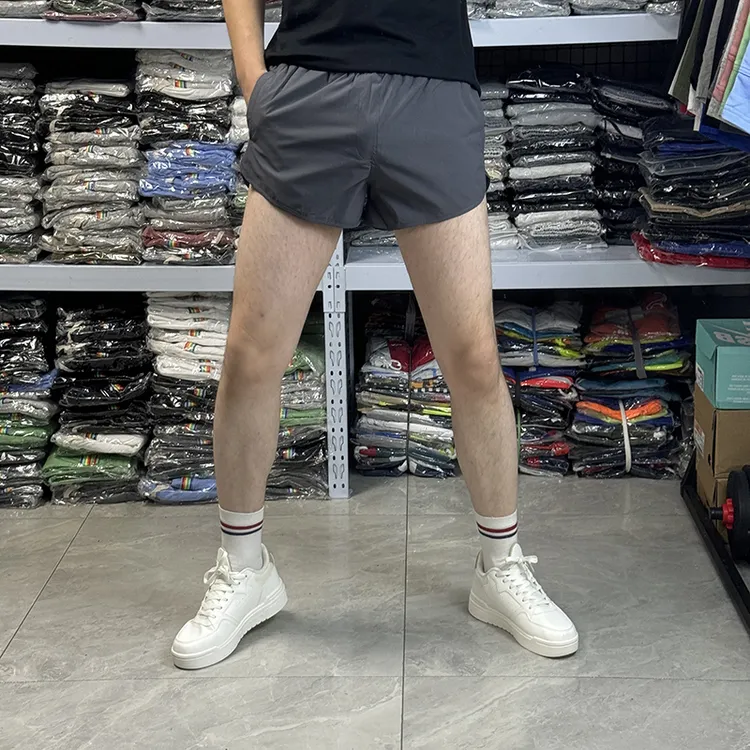 薄款速干轻薄男士裤子二分裤运动短裤男款弹力透气跑步超轻超短裤