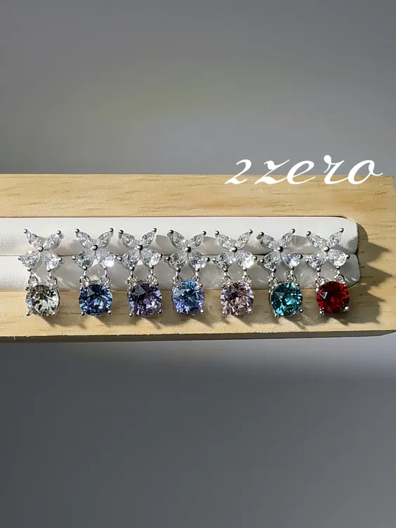 钛钢耳饰 钛钢直针耳钉轻奢蝴蝶满钻爆闪耳钉2025新款爆款高级感