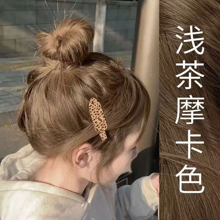 【买一赠一】OKOC浅茶摩卡染发膏剂oksc冷雾黑巧刘亦菲同款显白发色