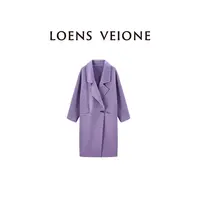LOENS VEIONE/罗拉 骆驼绒+羊毛定染风衣23CVDK0110N