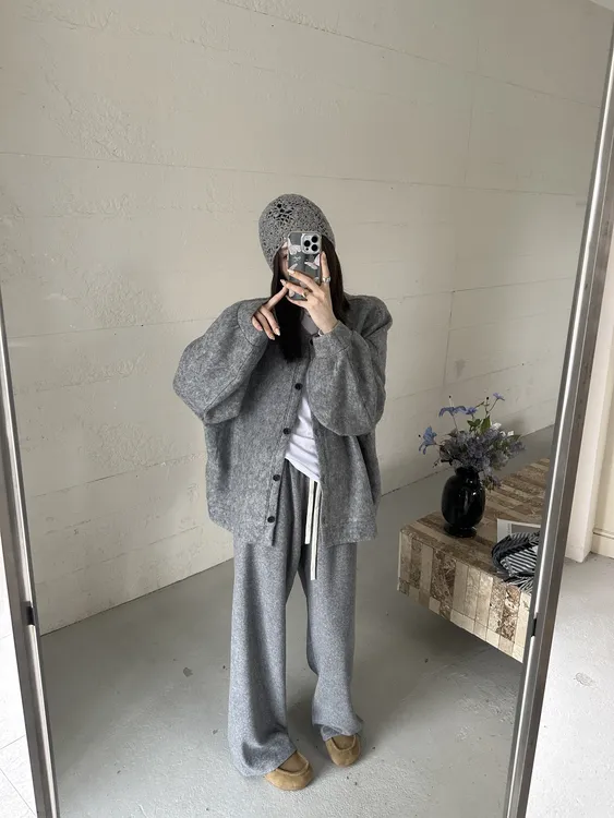 3 YYL 灰色糯米裤  2025冬款上新winter XR101211