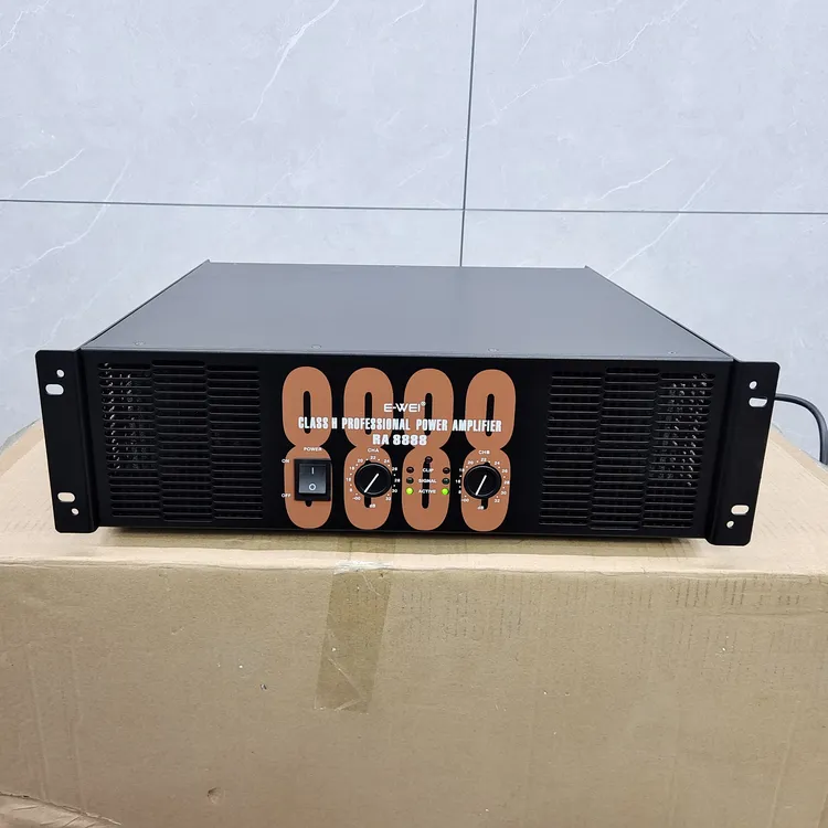 全新库存专业大功率舞台纯后级功放机家用KTV会议重低音HiFi演出