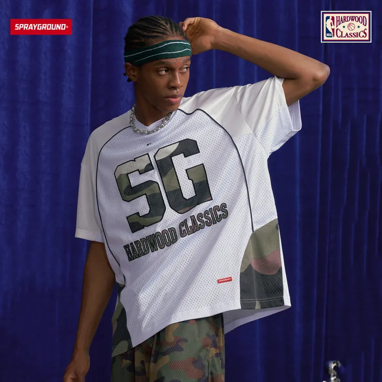 SPRAYGROUND I NBA HWC联名系列鲨鱼嘴短袖T恤美式HD NE220273