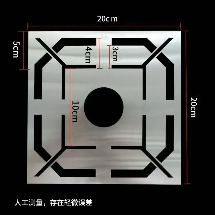 新型不锈钢花型设计地漏造型尺瓦工贴瓷砖专用工具