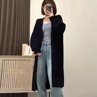 nuobeiyin/诺贝因【单件开衫外套】宽松洋气简约百搭针织衫ZJ558899