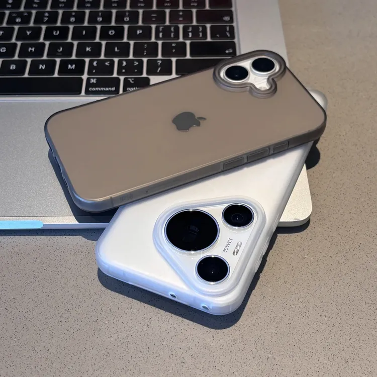 奥菲顿高级简约磨砂大孔适用iPhone16手机壳华为vivo小米15oppo套