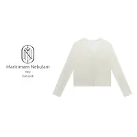 MN- 100亚麻薄款V领针织长袖上衣 SZ959