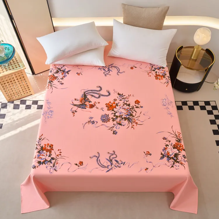 床单家纺纯棉100全棉加厚不跑不滑床可裸睡老式大尺寸怀旧老床单