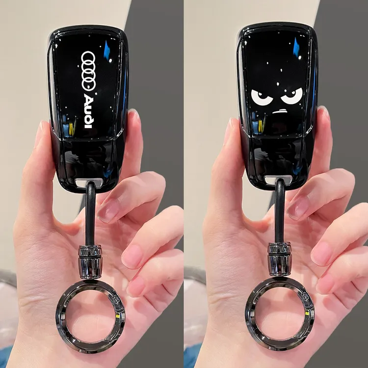 适用于奥迪Q5L钥匙套A4L汽车A5豪华a4 A6L A3 Q3 Q2L Q7 A8 A7L壳