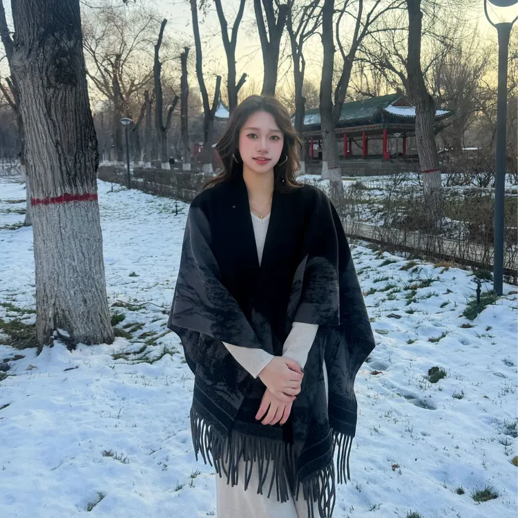 【扣号链接 看编号下单】高品质时尚气质加厚保暖韩版轻奢冬披肩