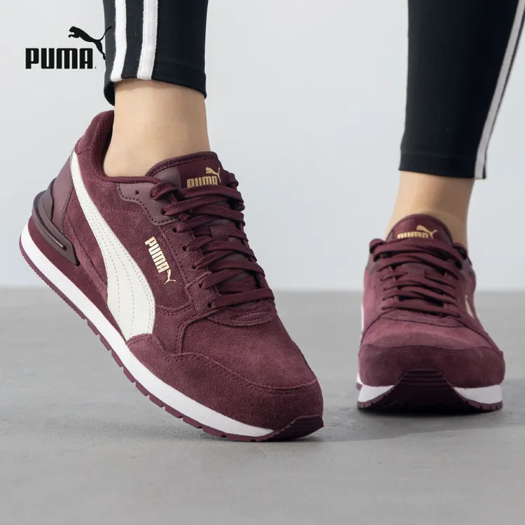 PUMA彪马男鞋女鞋本命年红色拼接运动鞋Runner v4休闲鞋399665