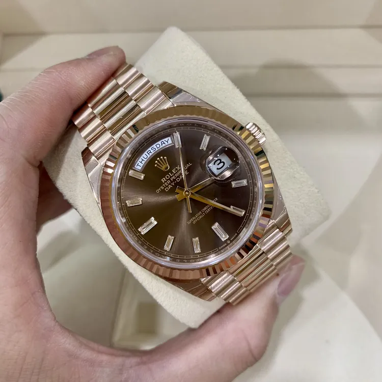 99新 Rolex/劳力士 M228235-0003咖冰糖 保卡 22年8月15日