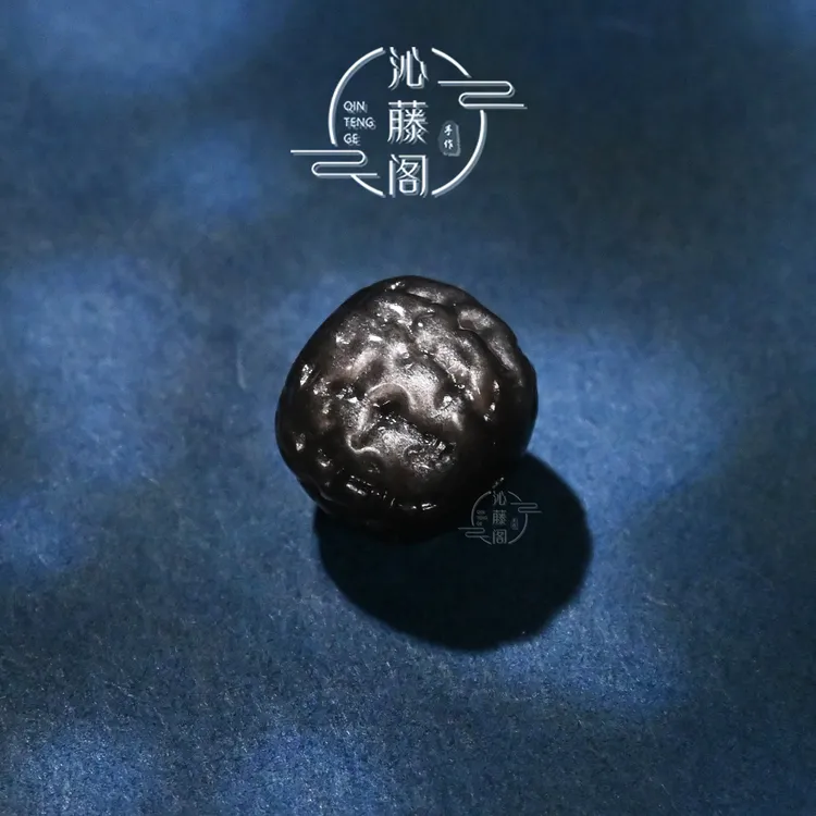 8/10/12MM银曜石小金刚文玩椰蒂手串配饰配珠腰珠顶珠单珠散珠子