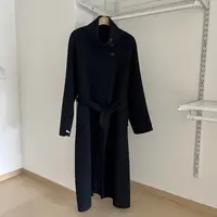 氛围感立领秋冬法式慵懒风羊毛大衣
