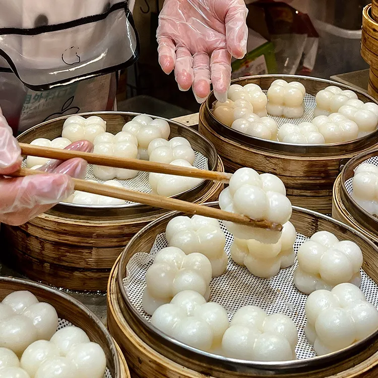 手工现做南昌特色美食热罩子糯叽叽的糕点非遗传承网红小吃冰晶糕