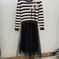 【连衣裙】秋冬季高档新款设计感时装女装服装7403[GYSS]Q