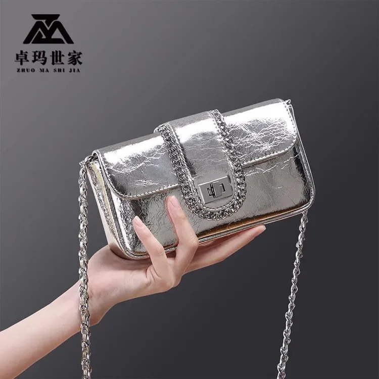 西藏新疆【包邮】【店铺热销】卓玛世家包包2025新款斜挎包链条马鞍包