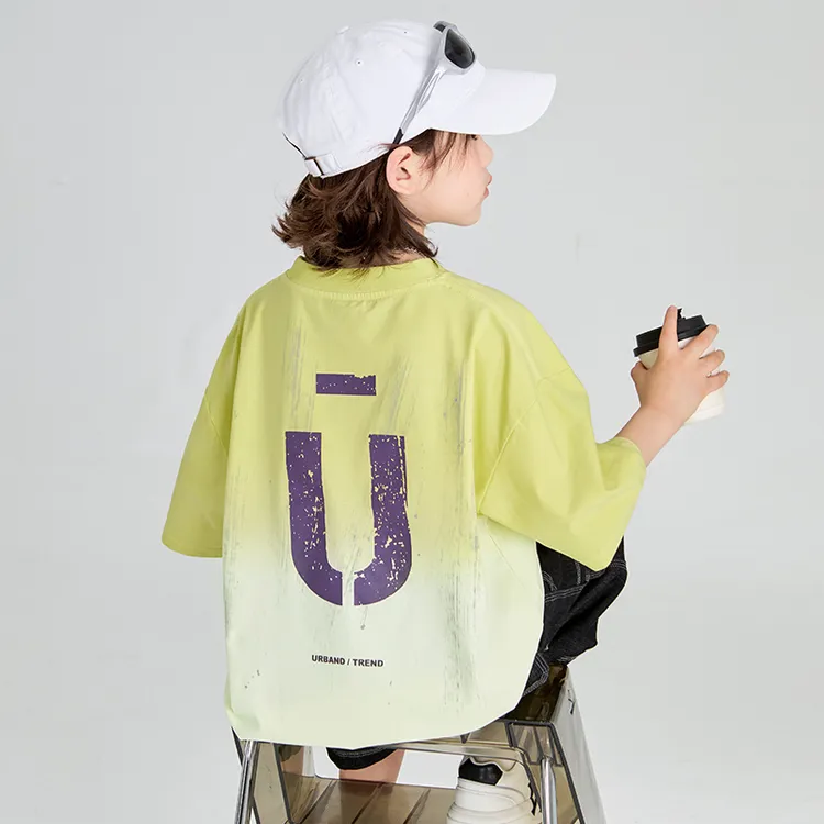 儿童装男童夏装半袖短袖T恤2025新款夏季中大童帅气夏款男孩体恤t