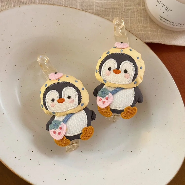 小企鹅香蕉夹发卡发夹后脑勺盘头发2025新款头饰大抓夹马尾夹发饰