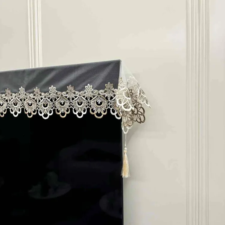 新款电视机蕾丝家用开机不取防尘罩挂式坐式欧式液晶盖巾通用