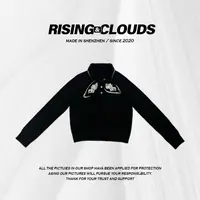 RISING&CLOUDS【小云姐】秋冬保暖设计师款围巾领套头毛衣110225