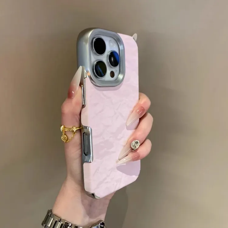 雪山纹全包保护壳适用iPhone16ProMax手机情侣款防摔手机壳高级感