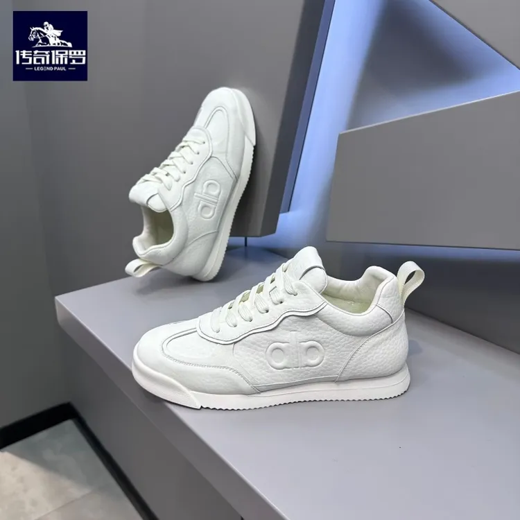 传奇保罗男鞋2025冬季新款百搭休闲运动鞋低帮男士跑步阿甘潮鞋子