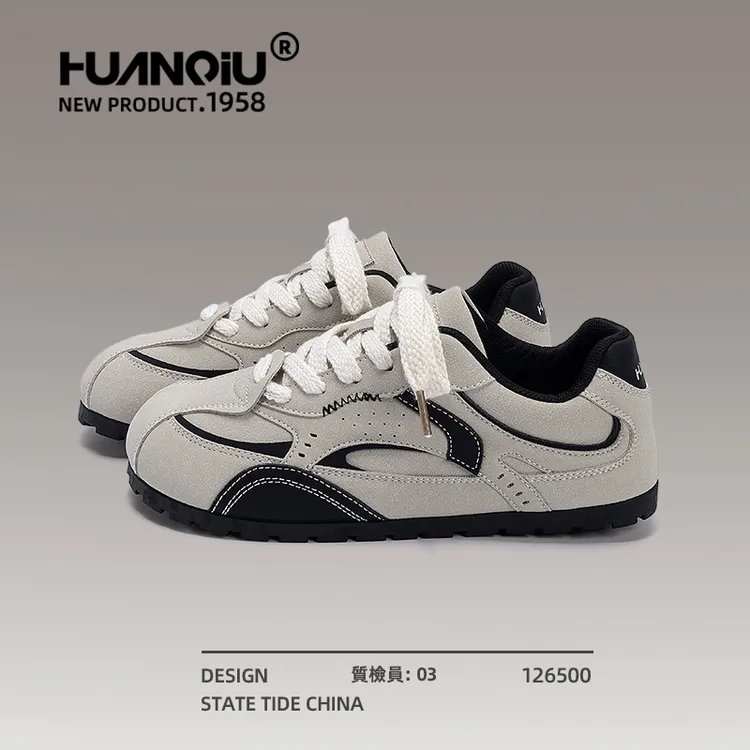 环球复古德训鞋女款2025新款秋季透气百搭休闲鞋子女学生赛车女鞋