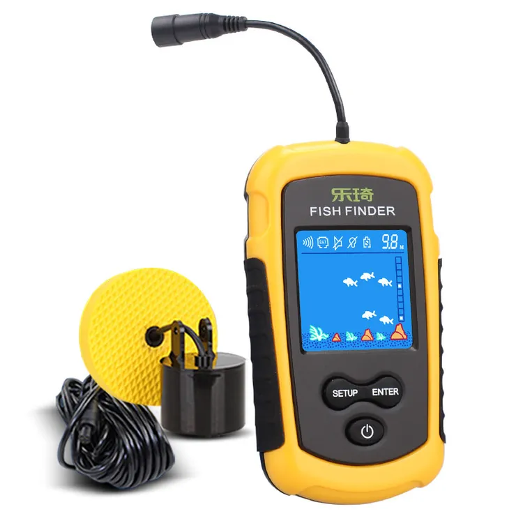 高清鱼群探测器水下声呐找鱼器户外垂钓定位准确的钓鱼神器探鱼器