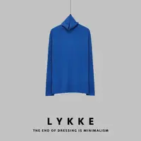 LYKKE 25新款全羊毛高级百搭小能手修身显瘦高领毛衣-E472