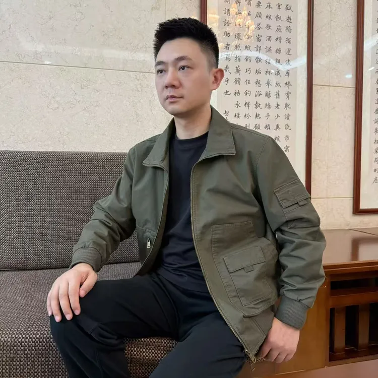 吉克金迪2025年新款空军飞行员多功能战术作训服纯棉夹克外套8883