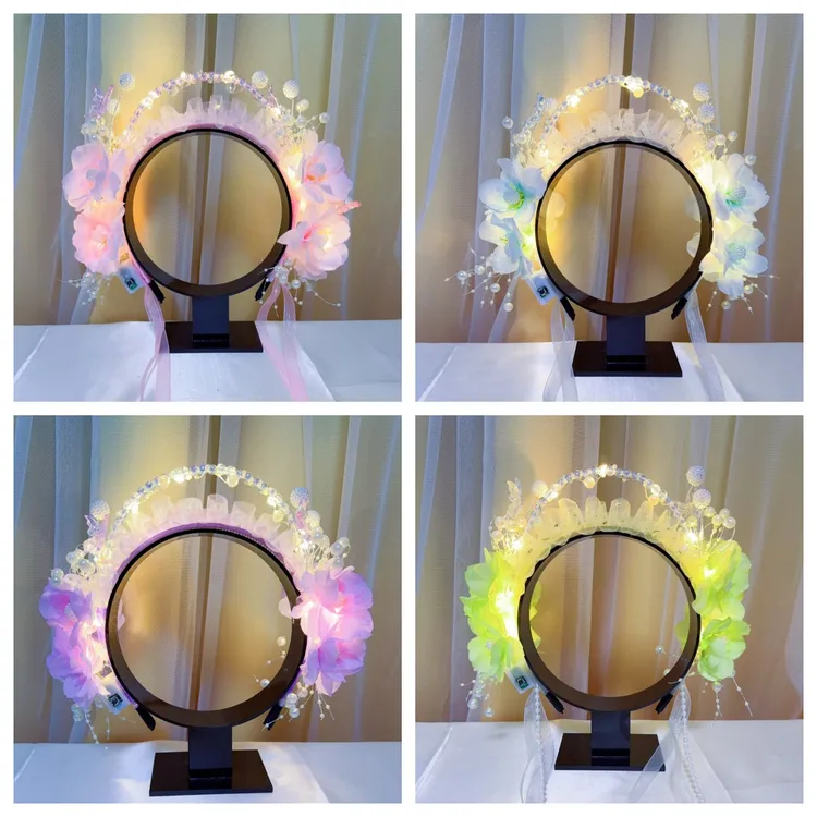 【班班精选】樱花仙子簪花发箍精美发箍发饰手工diy制作材料