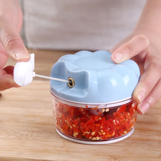 切菜神器多功能迷你压蒜绞肉泥姜末辣椒粉碎器家用搅碎机拉蒜神器