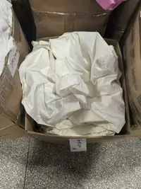 《厚广家》3楼160×210白色全棉高支棉床垫壳子 发1张