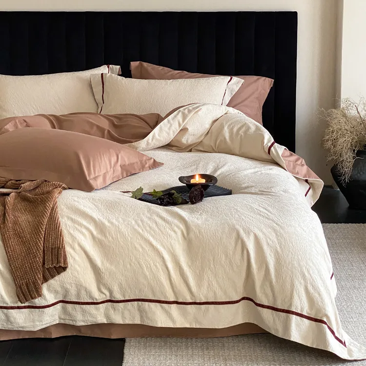 加厚保暖磨毛~！秋冬季四件套全棉床单被套轻奢高级感主卧室床品