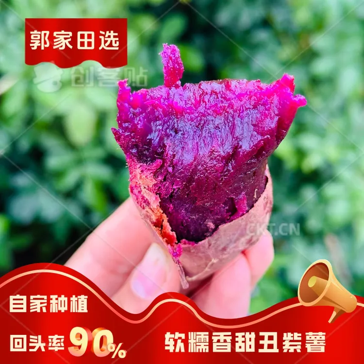 【坏果包赔】为烤而生糯甜紫薯糖芯紫薯不干噎一级精品果