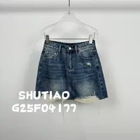 【SHUTIAO】2025夏季：新款小众设计款短裙G25F04177